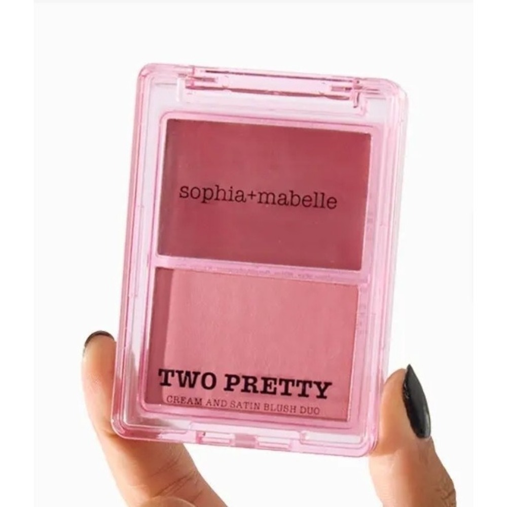 Sophia + Mabelle Two Pretty Blush Duo In Tanned & Tipsy 0.21oz BNIB